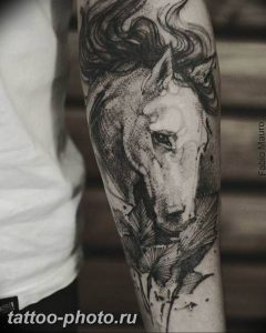 фото тату лошадь 24.12.2018 №277 - photo horse tattoo - tattoo-photo.ru