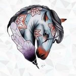 фото тату лошадь 24.12.2018 №305 - photo horse tattoo - tattoo-photo.ru