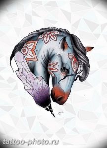 фото тату лошадь 24.12.2018 №305 - photo horse tattoo - tattoo-photo.ru