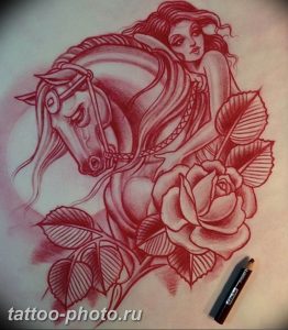 фото тату лошадь 24.12.2018 №313 - photo horse tattoo - tattoo-photo.ru