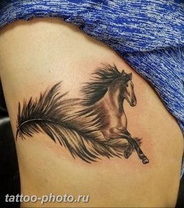 фото тату лошадь 24.12.2018 №323 - photo horse tattoo - tattoo-photo.ru