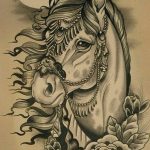 фото тату лошадь 24.12.2018 №336 - photo horse tattoo - tattoo-photo.ru