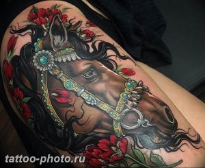 фото тату лошадь 24.12.2018 №357 - photo horse tattoo - tattoo-photo.ru