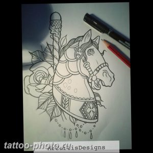 фото тату лошадь 24.12.2018 №365 - photo horse tattoo - tattoo-photo.ru