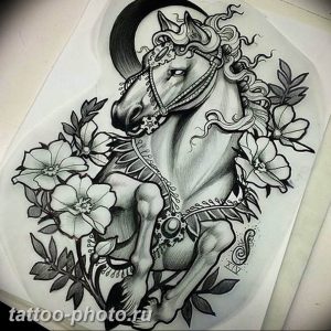 фото тату лошадь 24.12.2018 №367 - photo horse tattoo - tattoo-photo.ru