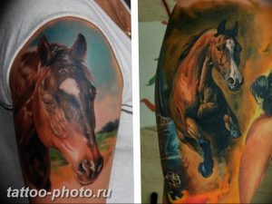 фото тату лошадь 24.12.2018 №385 - photo horse tattoo - tattoo-photo.ru