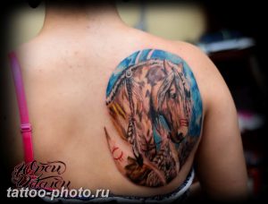фото тату лошадь 24.12.2018 №386 - photo horse tattoo - tattoo-photo.ru
