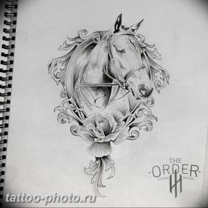 фото тату лошадь 24.12.2018 №393 - photo horse tattoo - tattoo-photo.ru