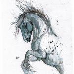 фото тату лошадь 24.12.2018 №405 - photo horse tattoo - tattoo-photo.ru