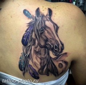 фото тату лошадь 24.12.2018 №415 - photo horse tattoo - tattoo-photo.ru