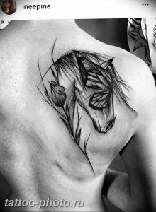 фото тату лошадь 24.12.2018 №419 - photo horse tattoo - tattoo-photo.ru