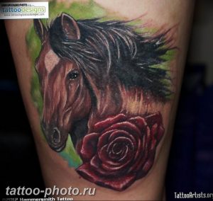 фото тату лошадь 24.12.2018 №426 - photo horse tattoo - tattoo-photo.ru