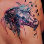 фото тату лошадь 24.12.2018 №452 - photo horse tattoo - tattoo-photo.ru
