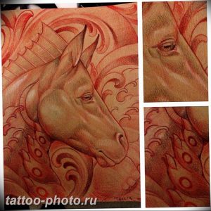 фото тату лошадь 24.12.2018 №461 - photo horse tattoo - tattoo-photo.ru