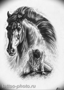 фото тату лошадь 24.12.2018 №463 - photo horse tattoo - tattoo-photo.ru