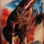 фото тату лошадь 24.12.2018 №506 - photo horse tattoo - tattoo-photo.ru