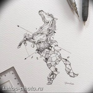 фото тату лошадь 24.12.2018 №509 - photo horse tattoo - tattoo-photo.ru