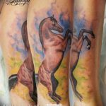 фото тату лошадь 24.12.2018 №521 - photo horse tattoo - tattoo-photo.ru