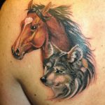 фото тату лошадь 24.12.2018 №524 - photo horse tattoo - tattoo-photo.ru