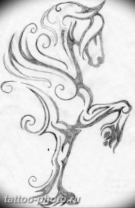 фото тату лошадь 24.12.2018 №529 - photo horse tattoo - tattoo-photo.ru