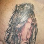 фото тату лошадь 24.12.2018 №543 - photo horse tattoo - tattoo-photo.ru