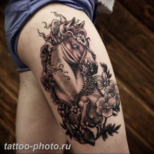 фото тату лошадь 24.12.2018 №550 - photo horse tattoo - tattoo-photo.ru