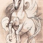 фото тату лошадь 24.12.2018 №552 - photo horse tattoo - tattoo-photo.ru