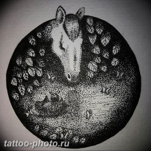 фото тату лошадь 24.12.2018 №565 - photo horse tattoo - tattoo-photo.ru