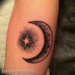 фото тату полумесяц 22.12.2018 №021 - crescent tattoo photo - tattoo-photo.ru