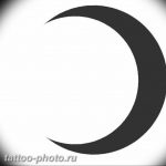 фото тату полумесяц 22.12.2018 №034 - crescent tattoo photo - tattoo-photo.ru