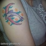 фото тату полумесяц 22.12.2018 №064 - crescent tattoo photo - tattoo-photo.ru