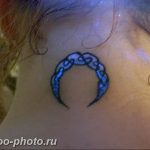 фото тату полумесяц 22.12.2018 №084 - crescent tattoo photo - tattoo-photo.ru