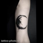 фото тату полумесяц 22.12.2018 №123 - crescent tattoo photo - tattoo-photo.ru