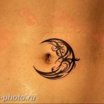 фото тату полумесяц 22.12.2018 №133 - crescent tattoo photo - tattoo-photo.ru