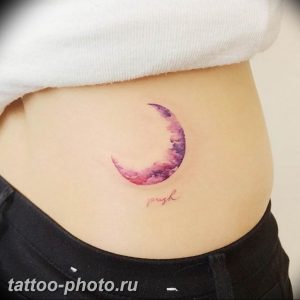 фото тату полумесяц 22.12.2018 №139 - crescent tattoo photo - tattoo-photo.ru