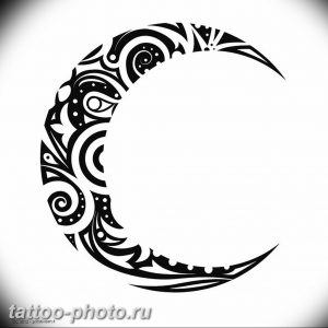 фото тату полумесяц 22.12.2018 №141 - crescent tattoo photo - tattoo-photo.ru