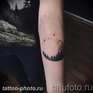 фото тату полумесяц 22.12.2018 №155 - crescent tattoo photo - tattoo-photo.ru