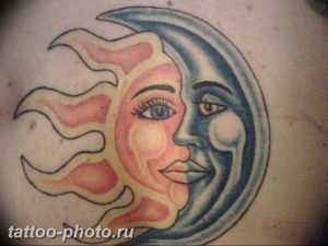 фото тату полумесяц 22.12.2018 №165 - crescent tattoo photo - tattoo-photo.ru