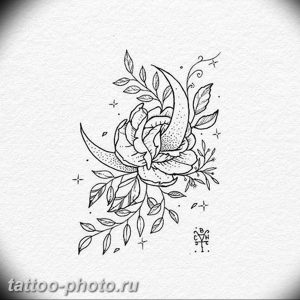 фото тату полумесяц 22.12.2018 №173 - crescent tattoo photo - tattoo-photo.ru