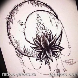 фото тату полумесяц 22.12.2018 №195 - crescent tattoo photo - tattoo-photo.ru
