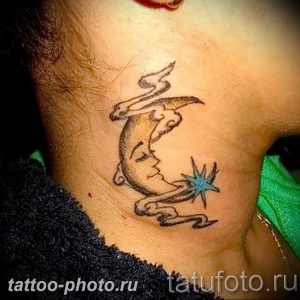 фото тату полумесяц 22.12.2018 №196 - crescent tattoo photo - tattoo-photo.ru