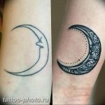 фото тату полумесяц 22.12.2018 №200 - crescent tattoo photo - tattoo-photo.ru