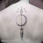 фото тату полумесяц 22.12.2018 №226 - crescent tattoo photo - tattoo-photo.ru