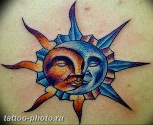 фото тату полумесяц 22.12.2018 №227 - crescent tattoo photo - tattoo-photo.ru