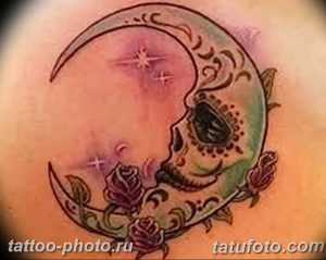 фото тату полумесяц 22.12.2018 №230 - crescent tattoo photo - tattoo-photo.ru