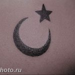 фото тату полумесяц 22.12.2018 №271 - crescent tattoo photo - tattoo-photo.ru