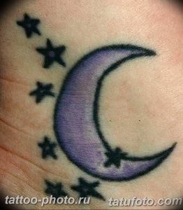 фото тату полумесяц 22.12.2018 №281 - crescent tattoo photo - tattoo-photo.ru