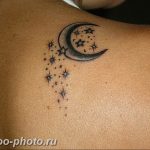 фото тату полумесяц 22.12.2018 №296 - crescent tattoo photo - tattoo-photo.ru