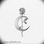 фото тату полумесяц 22.12.2018 №331 - crescent tattoo photo - tattoo-photo.ru