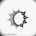 фото тату полумесяц 22.12.2018 №333 - crescent tattoo photo - tattoo-photo.ru